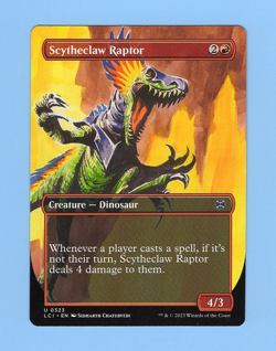 Scytheclaw Raptor (Borderless) The Lost Caverns of Ixalan Regular - Image 1