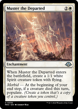 Muster the Departed [Modern Horizons 3] Foil Near Mint - Image 1