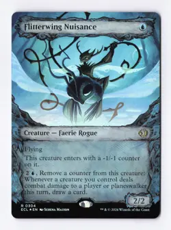 Flitterwing Nuisance (Showcase) (Foil) 0304 (R) MTG Lorwyn Eclipsed (ECL) - Image 1