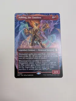 MTG - Ashling, the Limitless (Borderless) - Commander: Lorwyn Eclipsed NM/M Cond - Image 1