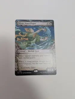 MTG - Adept Watershaper (Showcase) - Lorwyn Eclipsed NM/M Condition - Image 1