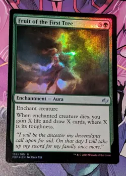 MTG *FOIL* Fate Reforged Uncommon FRUIT OF THE FIRST TREE NM - Image 1