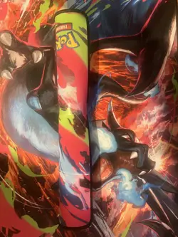 Pokemon TCG Mega Charizard UPC Playmat- Charizard- New/Unopened - Image 1