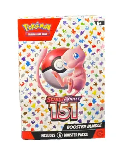 Pokemon 151 Booster Bundle (6 Packs) Factory Sealed - Box Damage - Image 1