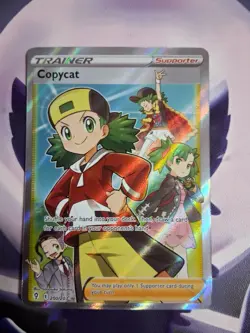 Pokemon Copycat Full Art Trainer 200/203 Evolving Skies Ultra Rare Holo - Image 1