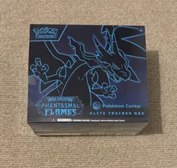 Pokemon TCG Phantasmal Flames Pokemon Center ETB Elite Trainer Box - NEW SEALED - Image 1