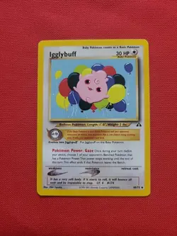 Pokemon: Igglybuff #40/75 Neo Discovery 2001 Vintage Non-holo - MP - L49 (2) - Image 3