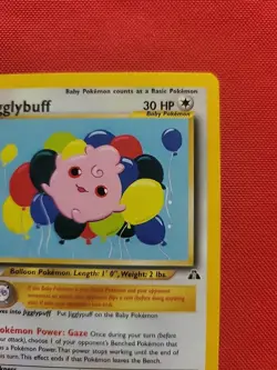 Pokemon: Igglybuff #40/75 Neo Discovery 2001 Vintage Non-holo - MP - L49 (2) - Image 5