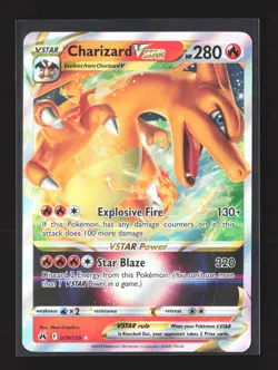 Pokemon Crown Zenith #019/159 Holo Ultra Rare Charizard VSTAR - Image 1