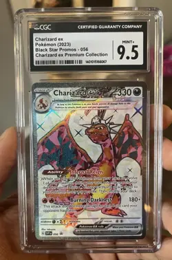 CGC 9.5 Charizard EX 056 SVP Black Star Promo Pokemon 2023 Premium Collection - Image 1