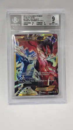 BGS 9 2017 Pokemon Promo Yveltal EX - a XY150A Alternate Art Holo - Image 1