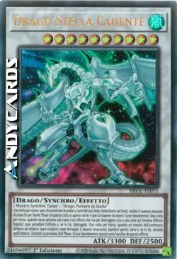 DRAGO STELLA CADENTE (Shooting Star Dragon) Ultra R • BROL IT071 • 1Ed • Yugioh! - Image 1
