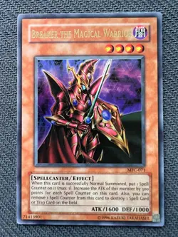 Yugioh Breaker the Magical Warrior Unlimited Edition Ultra Rare MFC-071 LP - Image 1