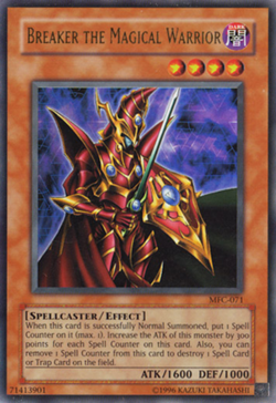 Yugioh! LP Breaker the Magical Warrior - MFC-071 - Ultra Rare - Unlimited Editio - Image 1