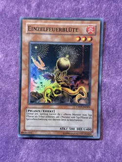 1x Lonefire Blossom CP07-EN005 DE005 German Super Rare Yugioh MP - Image 1