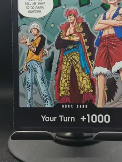 One Piece TCG DON!! Card Trafalgar Law, Eustass Kid and Monkey D. Luffy NM Alt - Image 5