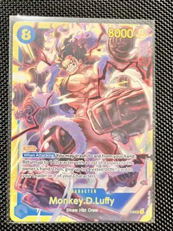 ONE PIECE CCG - Monkey D. Luffy OP11-118 SEC - Secret Rare - Near Mint - Image 1