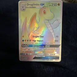 Pokemon Dragonite GX 250 HP Holo Full Art Promo SM156 Sun & Moon TCG English - Image 1
