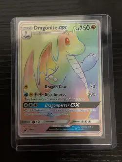 Pokemon Tcg Dragonite GX SM156 Sm Holo PROMO - Image 1