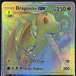 Dragonite GX SM156 Rainbow Pokemon Card English SM Black Star Promos TCG CCG - Image 3