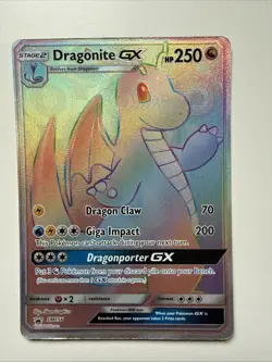 Pokemon Tcg Dragonite GX SM156 Sm Holo PROMO - Image 1