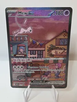 Mew ex SVP 053 Scarlet & Violet 151 Black Star UPC Promo Pokemon TCG - Image 1
