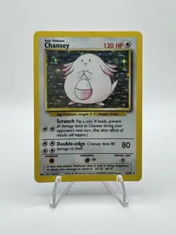 CHANSEY - 3/102 - Base Set - Holo - Pokemon Card - EXC /NEAR MINT - Image 1