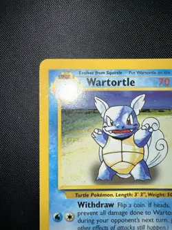 1999 Pokemon TCG Wartortle Base Set 42/102 Regular Unlimited Non-Holo. NM/LP - Image 2