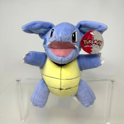 Pokemon Wartortle Plush Stuffed Animal Play by Play Vintage 8" Rare 1999 - Image 1