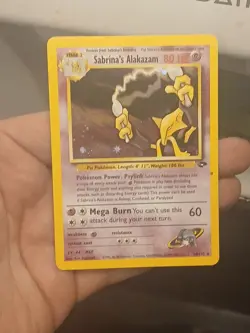 Pokemon Alakazam Holo Rare TCG Gym Challenge Card 16/132 Sabrina's Alakazam - Image 5