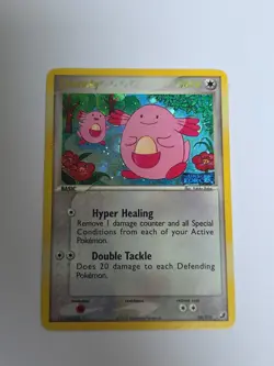 Pokemon Chansey TCG Reverse Holo Stamped EX Unseen Forces 20/115 Rare Card - Image 1