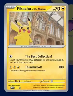 PreSale : Pikachu At The Museum Jumbo Pokemon Card - SHIPPED *Feb 1st 📦📦 - Image 1