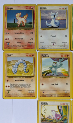 [4th Print] 10x Base Set Pokemon Cards (1999-2000) ENGLISH WOTC - Played (M1) - Image 1
