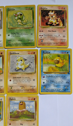 [4th Print] 10x Base Set Pokemon Cards (1999-2000) ENGLISH WOTC - Played (M1) - Image 2