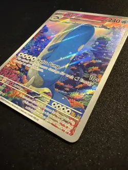 Wailord Full Art Secret Rare Journey Together 162/159, NM Pokemon Card - Image 3
