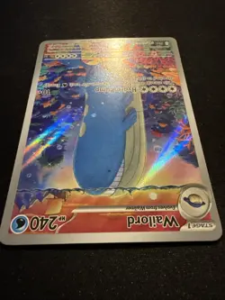 Wailord Full Art Secret Rare Journey Together 162/159, NM Pokemon Card - Image 5