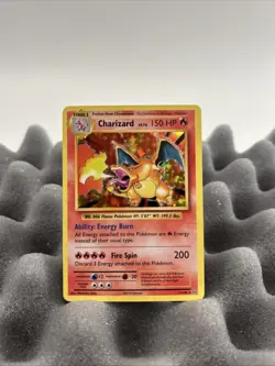Pokemon Charizard 150 HP Card - Energy Burn Ability 11/108 2016 - Image 1