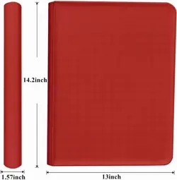 12 Pocket 720 Pockets Trading Card Binder, Ringless Side Loading Card Holder Alb - Image 2