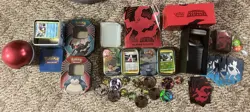 POKEMON Card Lot & GAME PIECES - Image 1