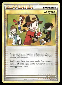 2011 Call of Legends Set Pokemon Card 077 Copycat LP - Image 1