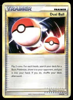 2011 Call of Legends Set Pokemon Card 078 Dual Ball LP - Image 1