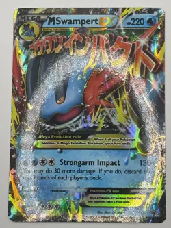 Mega Swampert EX - XY87 - Pokemon XY Promo Ultra Rare Card LP - Image 1