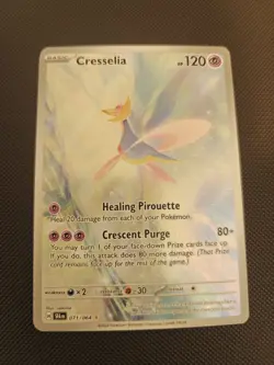 Pokemon Card - Cresselia 071/064 IR - Shrouded Fable - NM {379} - Image 1