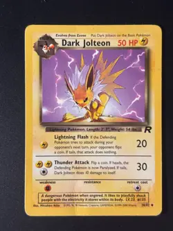 Vintage WOTC Pokemon Card Lot - 6 Cards (Fossil, Team Rocket, 1st Edition) - Image 3