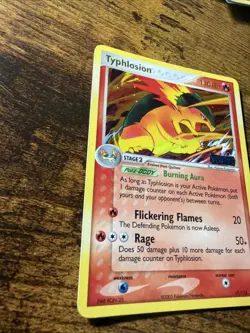 2005 Pokemon Card Typhlosion Ex Unseen Forces 17/115 Golden Sky Theme Deck - Image 3