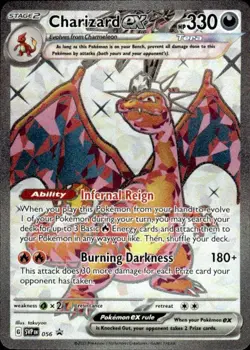 Pokemon Charizard ex SV: Scarlet & Violet Promo Cards 056 Near Mint NM - Image 1