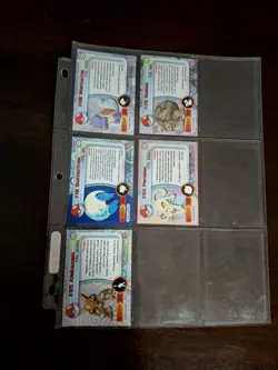 Pokemon Card Collection Lot Of 73 Mixed Basic Evolves Binder Sheets Vintage 1995 - Image 3