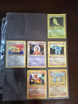 Pokemon Card Collection Lot Of 73 Mixed Basic Evolves Binder Sheets Vintage 1995 - Image 5