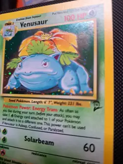Venusaur Holo 1999 Base Set 2 NM Pokemon Card TCG UK - Image 3