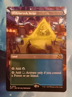 Willowrush Verge Borderless - Aetherdrift MTG Magic the Gathering - Image 1